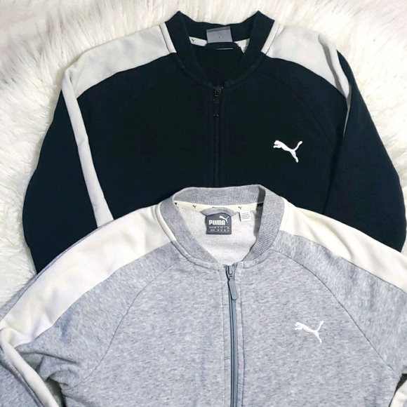 Puma Jackets & Blazers - LOT OF 2 Puma Track Jackets Full Zip Cotton Blend